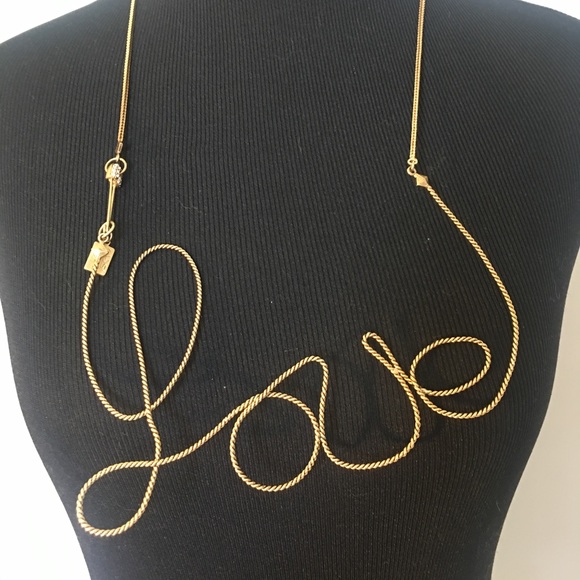 RACHEL Rachel Roy Jewelry - Gold "Love" statement necklace!